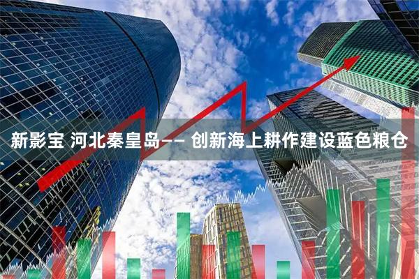 新影宝 河北秦皇岛—— 创新海上耕作建设蓝色粮仓